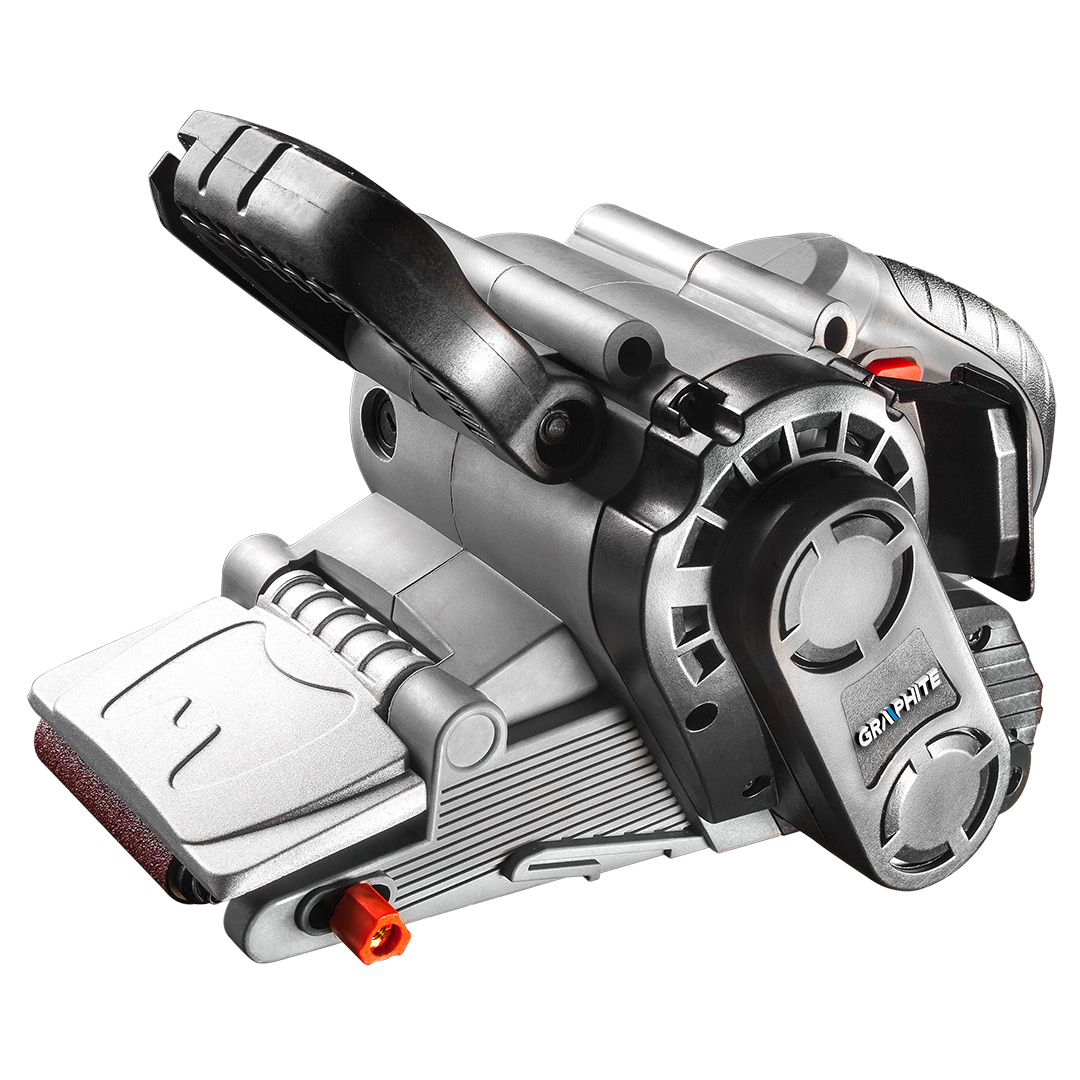 Машина шліфувальна стрічкова 800 Вт, стрічка 75x457 мм GRAPHITE (59G392)